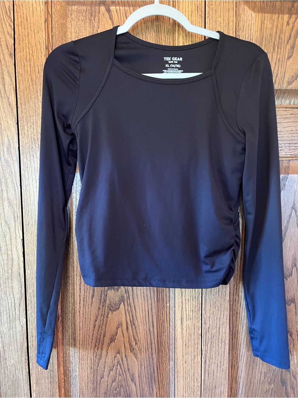 tek gear Black Long Sleeve Performance Top - Girls